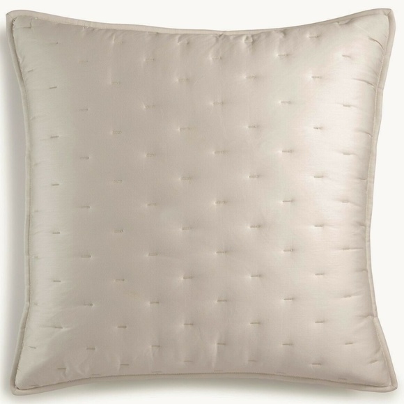 NIB Hotel Collection Opalescent Quilted Euro Sham - Picture 11 of 12